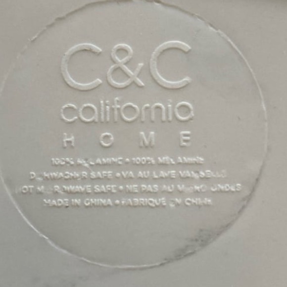 NWT C&C California HOME Plates. Set of 4 - Picture 2 of 2
